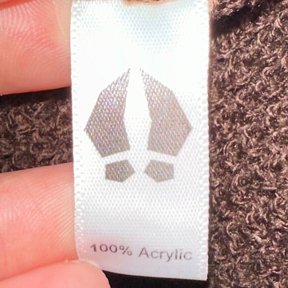 NWT Bearded Goat Boatyard Waffle Knit Cap Beanie Oxblood Brown OSFA - Picture 6 of 10